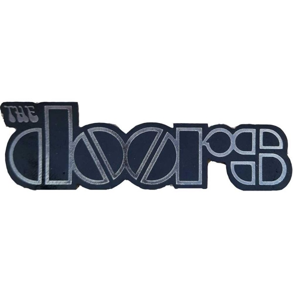 The Doors Logo Krom Iron On Patch One Size Svart Black One Size