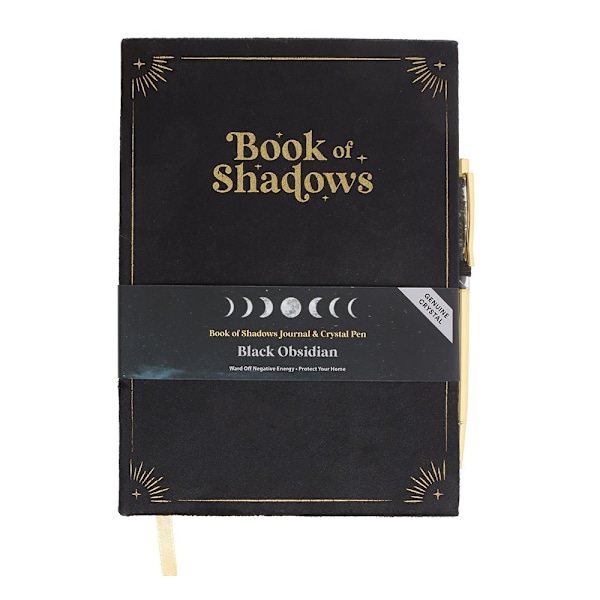 Something Different Book of Shadows Obsidian Anteckningsbok med Penna Black One Size