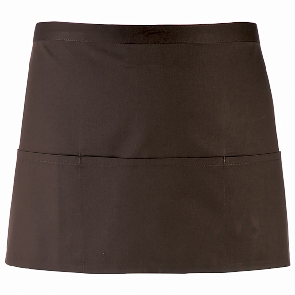 Premier Dam/Kvinnors Färger 3 Fickor Förkläde / Arbetskläder En Storlek Brown One Size