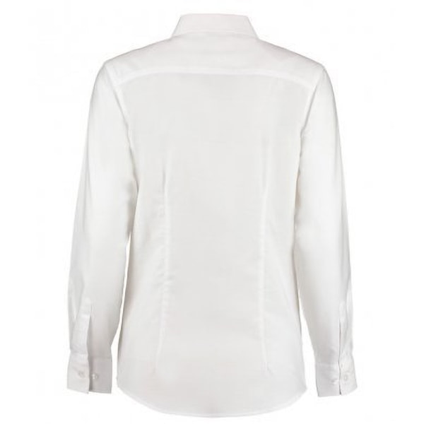 Kustom Kit Dam Workwear Oxford långärmad skjorta 14 Vit White 14