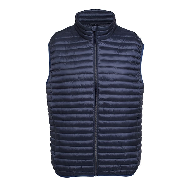 2786 Herr Tribe Fineline Vadderad Väst/Bodywarmer L Marinblå Navy L