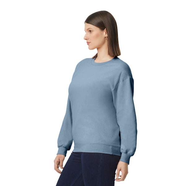 Gildan Unisex Adult Softstyle Fleece Midweight Pullover S Stone Stone Blue S