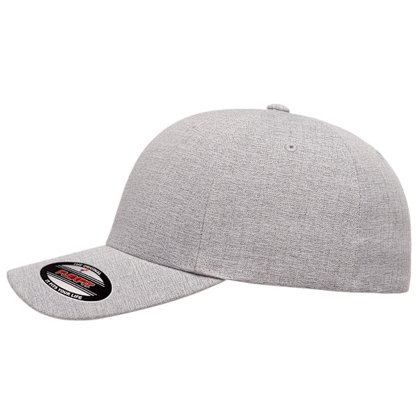 Flexfit Unisex Adult Heatherlight Cap S-M Silver Melange Silver Melange S-M