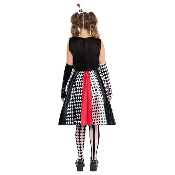 Bristol Novelty Dam/Dam Clown Monokrom Kostym M Vit/ White/Black/Red M