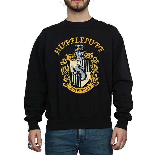 Harry Potter Herr Hufflepuff Tröja S Svart Black S