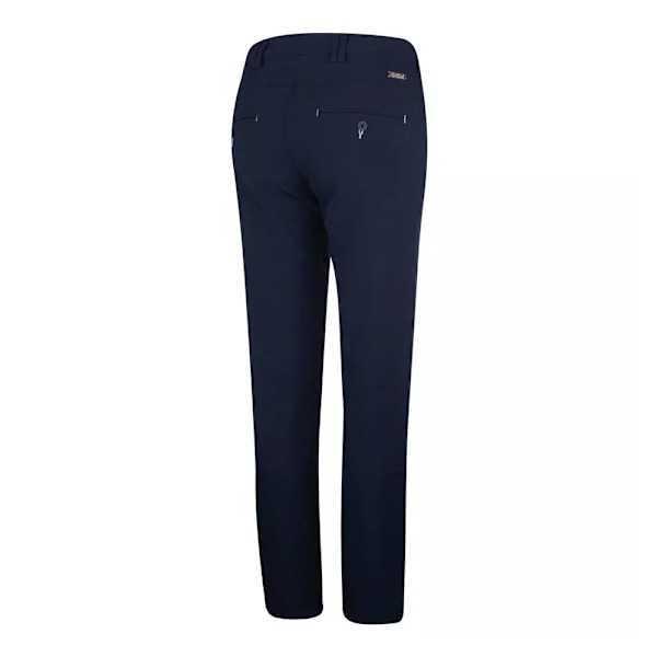 Island Green Dam/Dam Bondade Allväders Golfbyxor 14 Navy 14 UK R