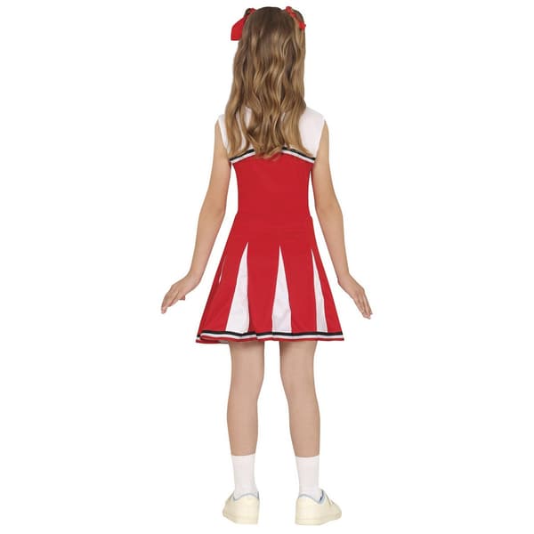 Fiestas Guirca Cheerleaderdräkt för flickor 3-4 år Röd/Vit Red/White 3-4 Years