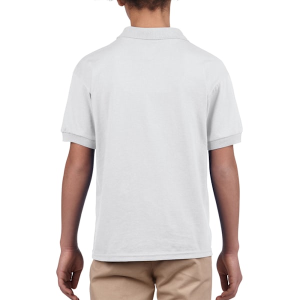 Gildan DryBlend Unisex Jersey Poloskjorta för barn M Vit White M