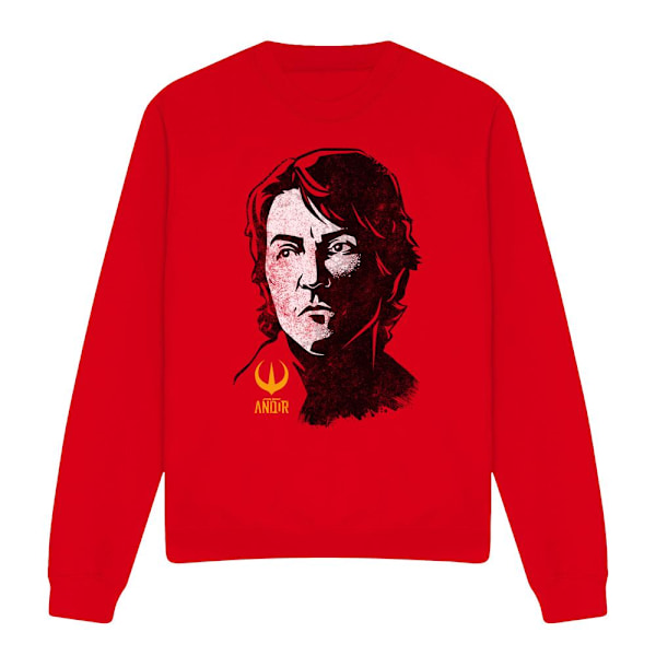 Star Wars: Andor Unisex Vuxen Viva Sweatshirt M Röd Red M