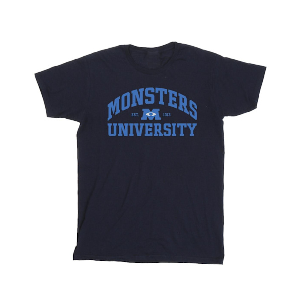 Disney Herr Monsters University Logotyp T-shirt 4XL Marinblå Navy Blue 4XL