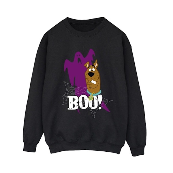 Scooby Doo Dam/Kvinnor Boo Spöke Sweatshirt 5XL Svart Black 5XL