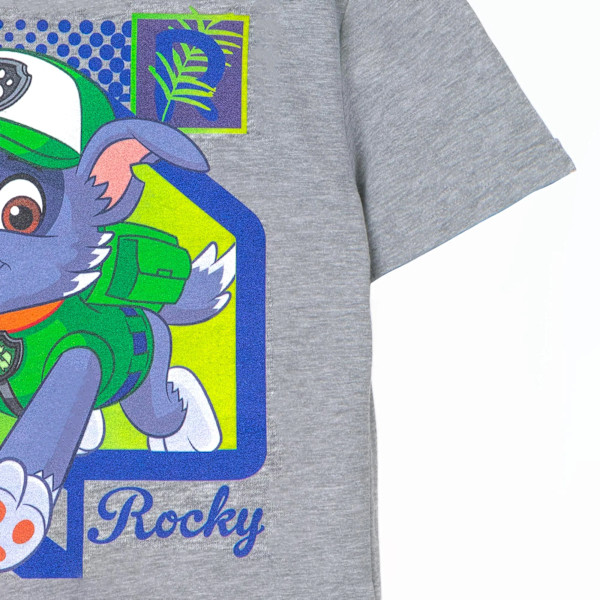 Paw Patrol Barn T-shirt med kort ärm för barn/barn Rocky 7-8 år Grey Marl 7-8 Years