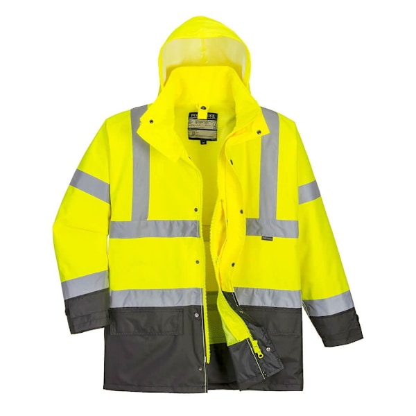 Portwest Herr Executive 5 i 1 Hi-Vis Jacka 3XL Gul/Grå Yellow/Grey 3XL