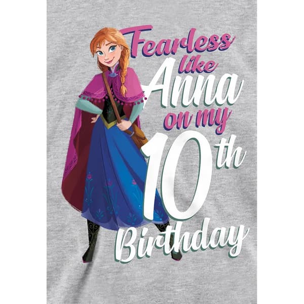 Frost Barn/Barn Modig som Anna Heather 10-årsdag Athletic Heather 7-8 Years