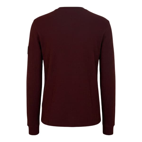 Calvin Klein Herr Våfflad Långärmad Topp S Mocka Mocha S