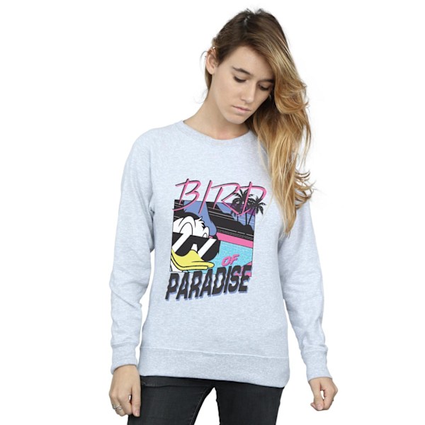 Disney Dam/Kvinnor Kalle Anka Paradise Sweatshirt L Sports Grey L