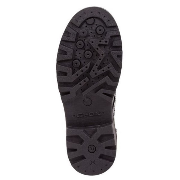 Geox Flickor J Casey G. N Snörskor Skolsko i Läder 1 UK Svart Black 1 UK