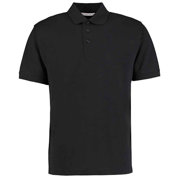 Kustom Kit Klassisk Pikétröja för Herr 4XL Svart Black 4XL