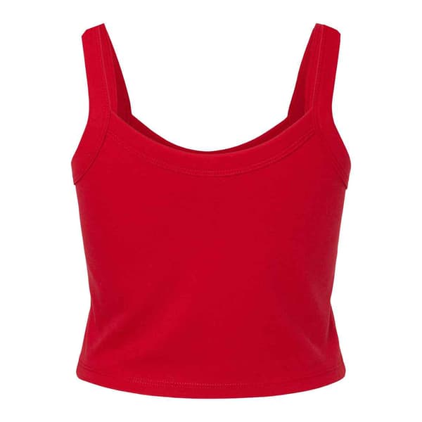 Bella + Canvas Dam/Kvinnor Spaghetti Linne XXL Enfärgad Solid Red XXL