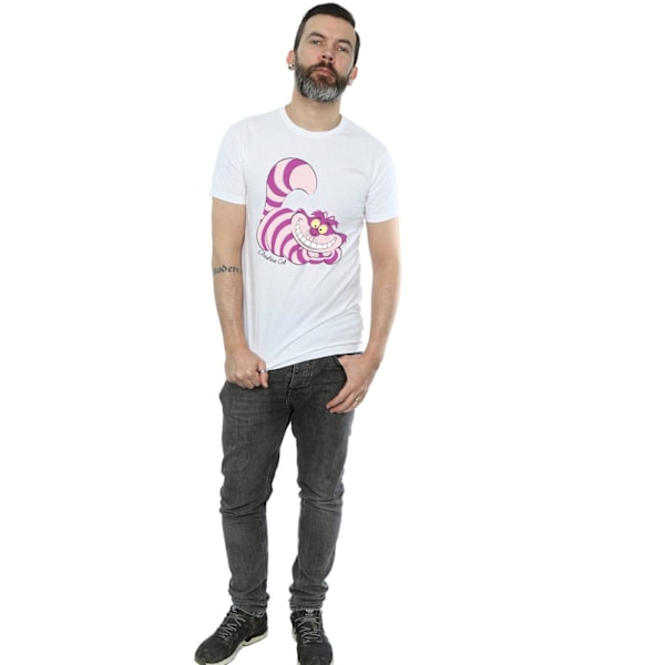 Alice i Underlandet Cheshire Cat Bomull T-shirt L Vit White L