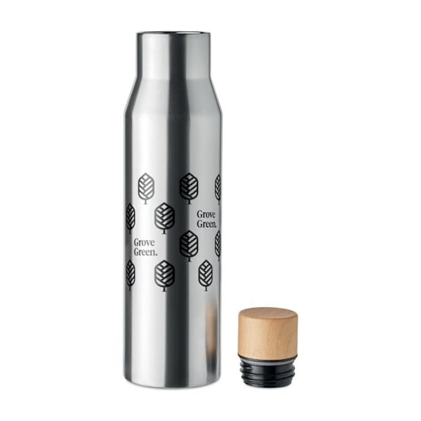 MidOcean Dudinka Dubbelväggig 500ml Flaska One Size Matt Silver Matt Silver One Size