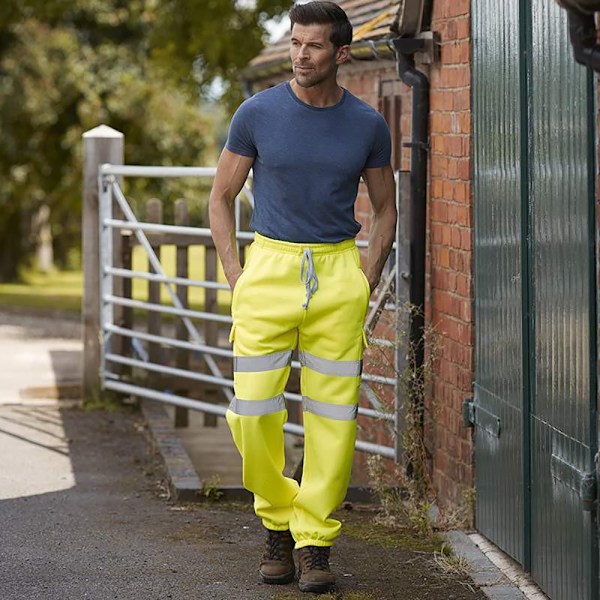 Yoko Vuxen Unisex Hi Vis Joggingbyxor M Hi-Vis Gul Hi-Vis Yellow M