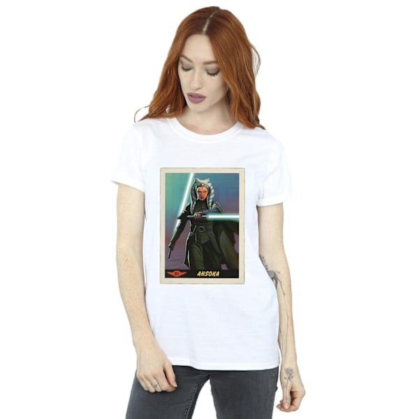 Star Wars Dam/Damer The Mandalorian Ahsoka Bomull Boyfriend White L