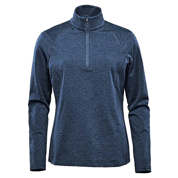 Stormtech Treeline Heather Fleece Top för dam/flickor L Mörk Marinblå Dark Navy Heather L