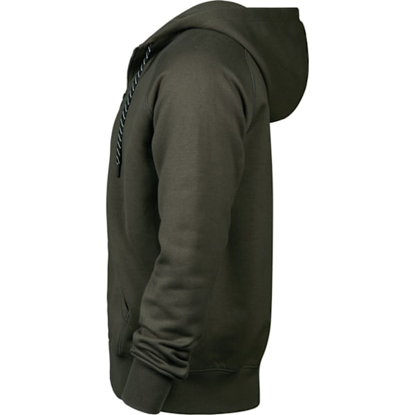 Tee Jays Herr Full Zip Hooded Sweatshirt L Deep Green Deep Green L