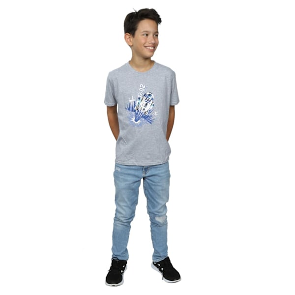 Star Wars Boys R2-D2 Blast Off T-shirt 9-11 år Sports Grey Sports Grey 9-11 Years