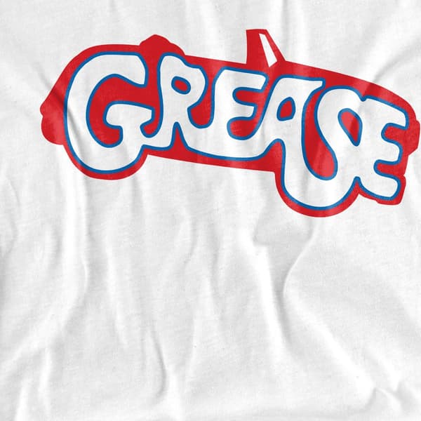 Grease Unisex Vuxen Logo T-Shirt M Vit White M