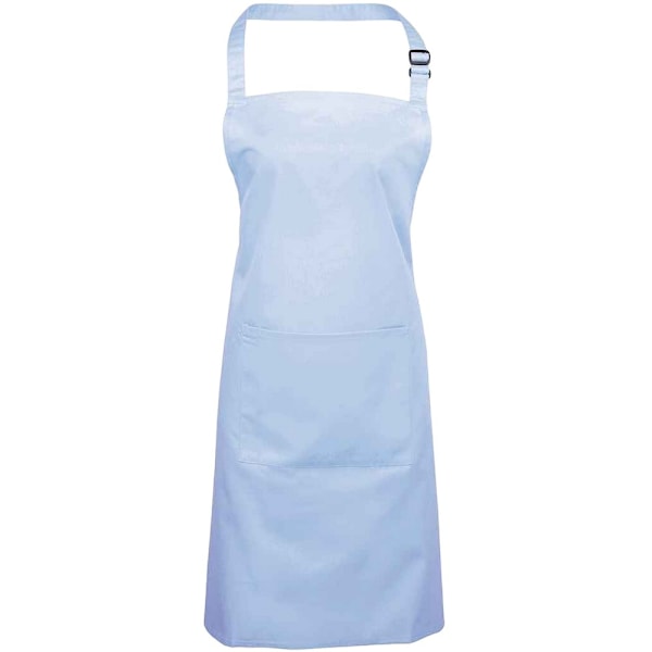 Premier Unisex Vuxen Färger Fickor Full Förkläde En Storlek Ljus B Light Blue One Size