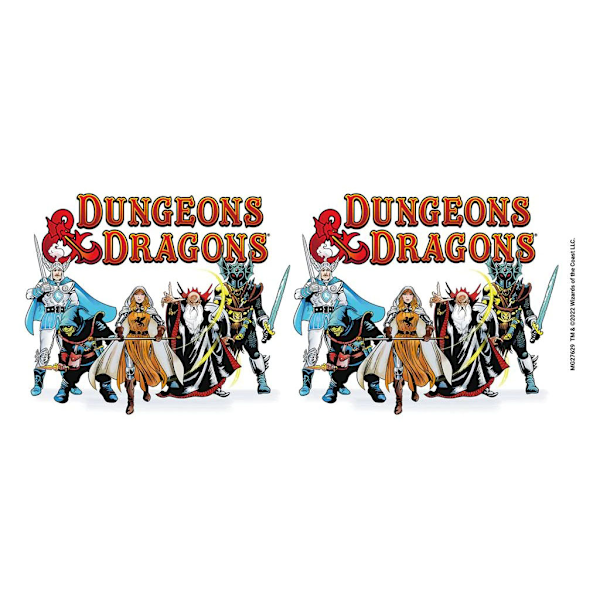 Dungeons & Dragons Karaktärsmugg En Storlek Vit/Röd White/Red One Size
