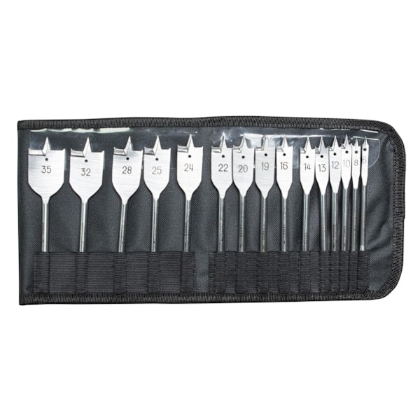 Bahco 9629 Serie Plattborrsats 15 Multi Färg Multi Colour Set 15