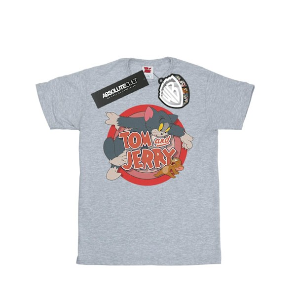Tom och Jerry Dam/Dam Catch Bomull Boyfriend T-shirt M Sp Sports Grey M