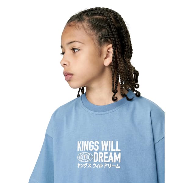 Kings Will Dream Pojkar Studio Title T-Shirt 9-10 År Blå Blue 9-10 Years