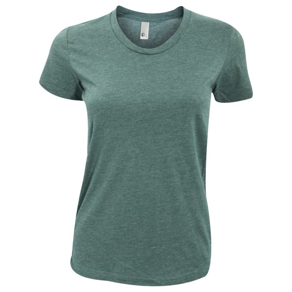 American Apparel Dam/Dam Enkel kortärmad T-shirt L Hea Heather Forest L