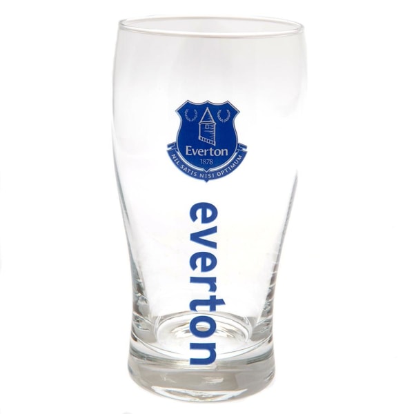 Everton FC Tulip Pint Glass One Size Klar/Royal Blue Clear/Royal Blue One Size