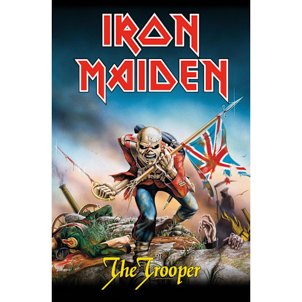 Iron Maiden The Trooper Polyester Poster 106cm x 70cm Multicolo Multicoloured 106cm x 70cm