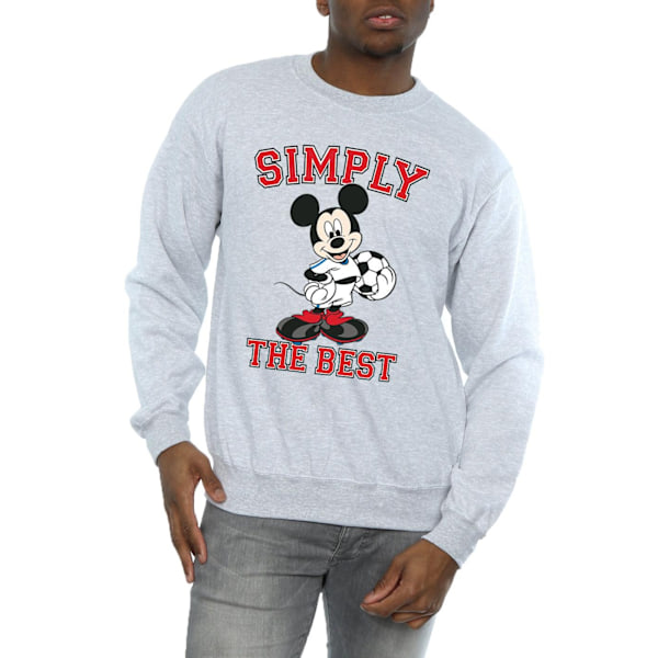 Disney Herr Mickey Mouse Simply The Best Sweatshirt M Sports Grå Sports Grey M