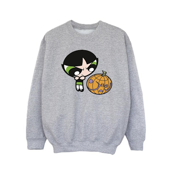 The Powerpuff Girls Flickor Buttercup Pumpa Sweatshirt 9-11 År Sports Grey 9-11 Years