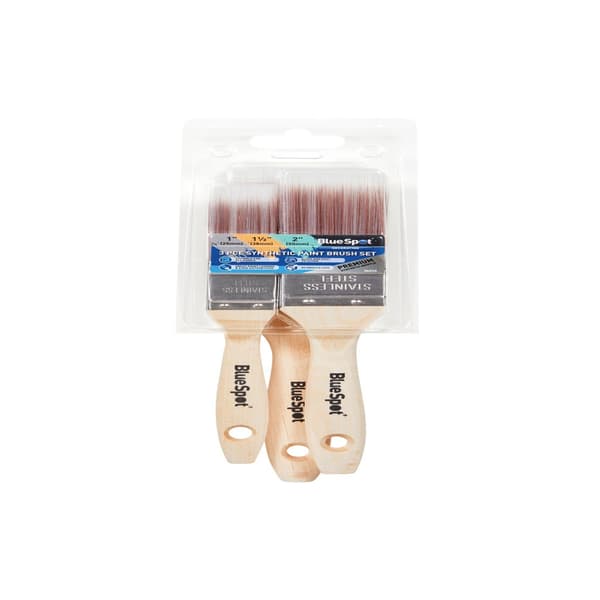 Bluespot Tools Syntetisk Penselset, 3 Delar One Size Mult Multi Colour One Size