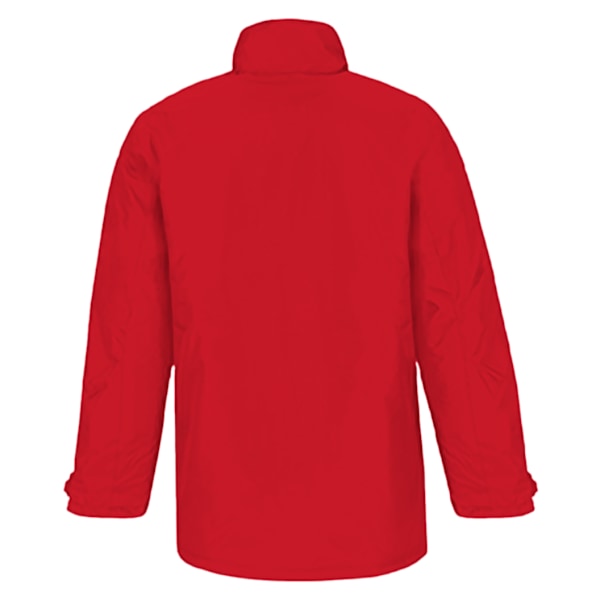 B&C Herr Real+ Premium Vindtät Termo-isolerad Jacka (Vattentät PU-beläggning) Deep Red XL