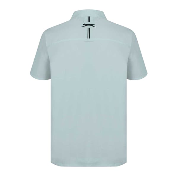 Slazenger Herr Polyester Golf Pikétröja S Grå Grey S