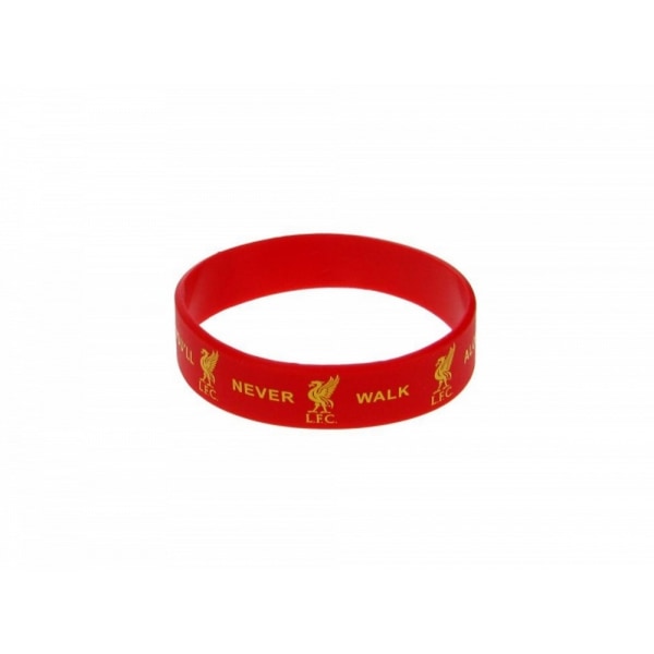 Liverpool FC Official Football Silikon Armband One Size Röd Red One Size