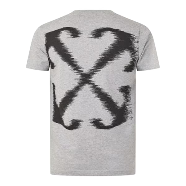 Off White Herr T-shirt Windy Arrow S Grå/Svart Grey/Black S