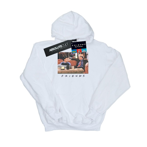 Friends Herr Joey Och Chandler Mössor Hoodie 3XL Vit White 3XL