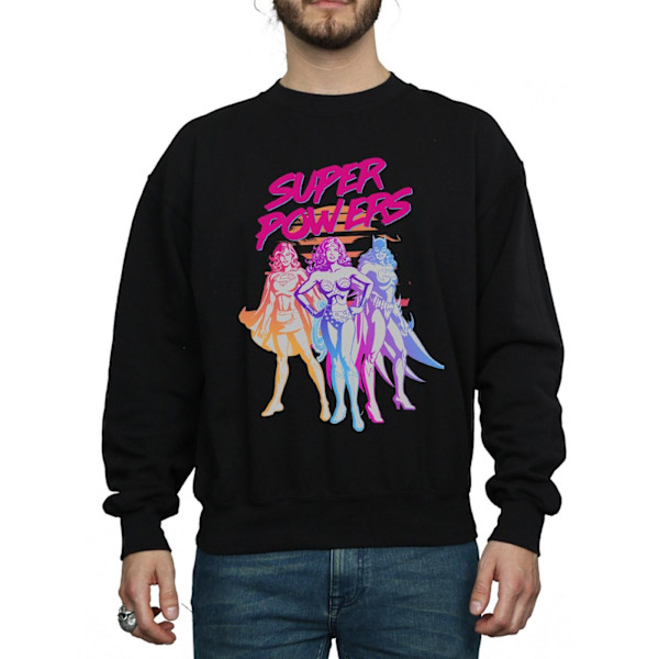 DC Comics Herr Super Powers Neon Tropics Sweatshirt S Svart Black S