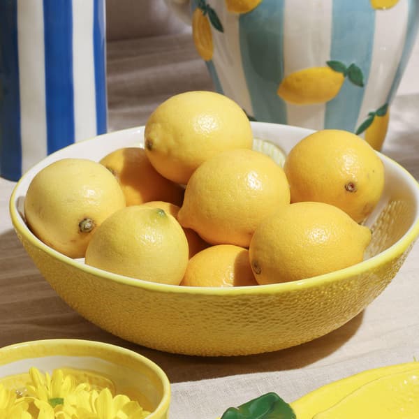 Hestia Citron Serveringsskål En Storlek Gul Yellow One Size