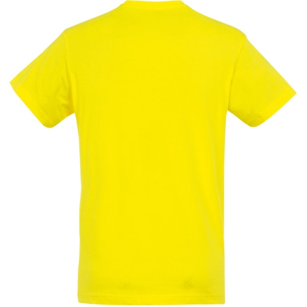 SOLS Regent kortärmad t-shirt för män L Lemon Lemon L